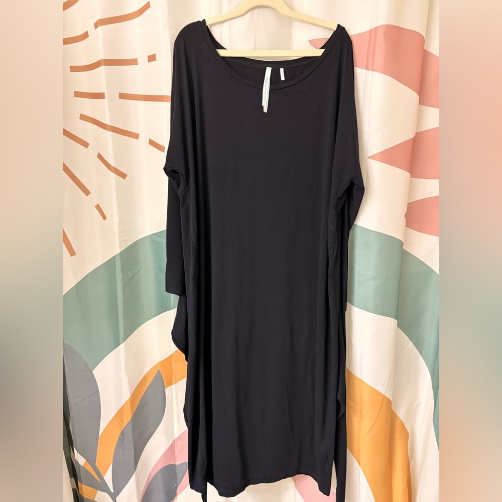 Babaton Black Tie-Front Dress - Picture 3 of 5